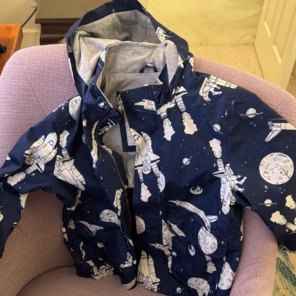 Carter's Space Adventure Raincoat - Navy